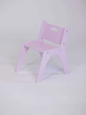 Montessori Small Chair in lilac color photo - buy in the «YokoTower» online store
