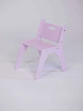 Pequeña Silla Montessori Lila - silla de madera para la independencia | Yoko Tower