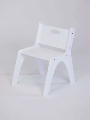 Montessori Small Chair in white color photo - buy in the «YokoTower» online store