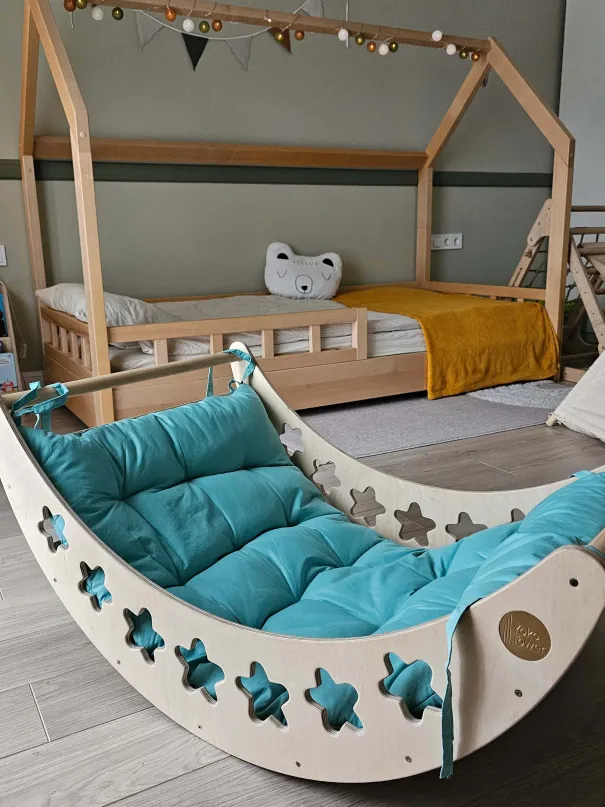 Cuscino morbido in cotone Mare per la cameretta dei bambini - comfort e stile | YokoTower