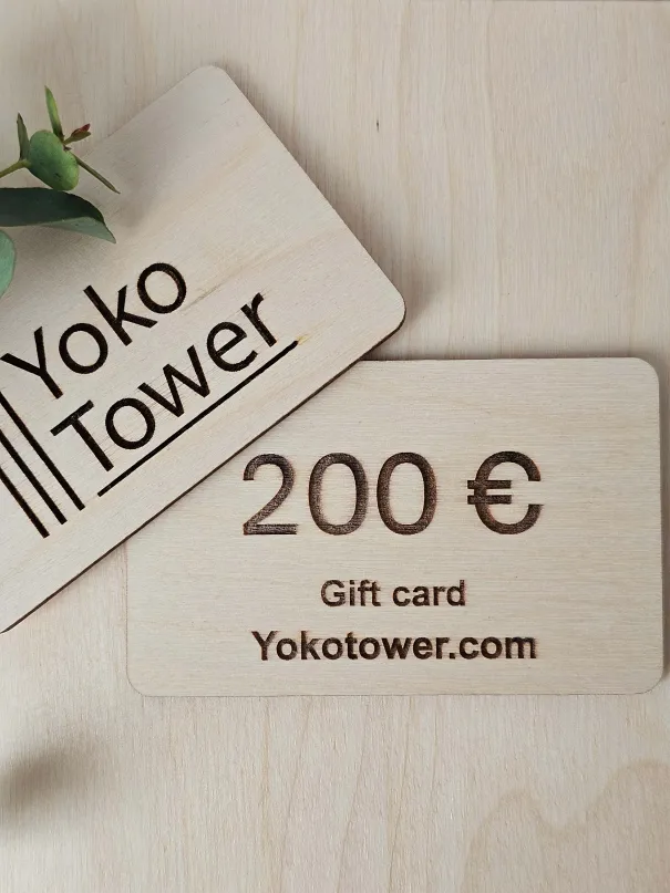 YokoTower 200€ Geschenkkarte - perfekt für personalisierte Geschenke für Kinder | YokoTower