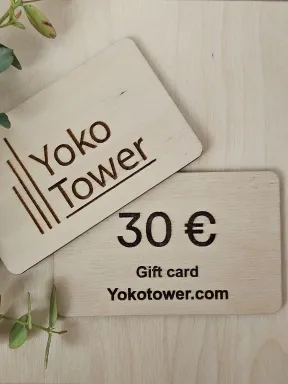 YokoTower 30€ Geschenkkarte - perfekt für personalisierte Geschenke für Kinder | YokoTower