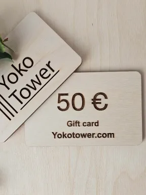 YokoTower 50€ Geschenkkarte - perfekt für personalisierte Geschenke für Kinder | YokoTower